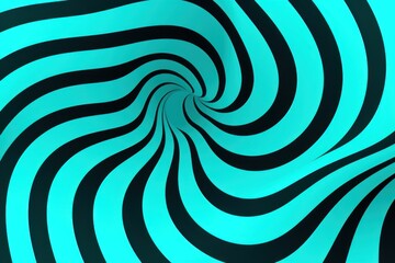 Teal groovy psychedelic optical illusion background
