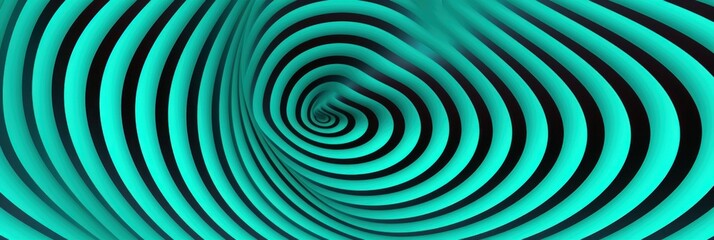 Fototapeta na wymiar Teal groovy psychedelic optical illusion background