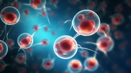 Human cell or embryonic stem cell medicine, human cell biology DNA molecular structure