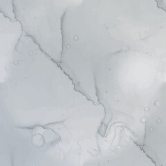 Dirty Marble Paint Pattern. Dirty Abstract Background. Gray Alcohol Ink Splash. Modern Seamless Template. Dark Marble Watercolor. Dark Water Color Background. Gray Rock Wall. Fluid Vector Ceramic.