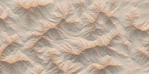Terrain map coral contours trails, image grid geographic relief topographic contour line maps