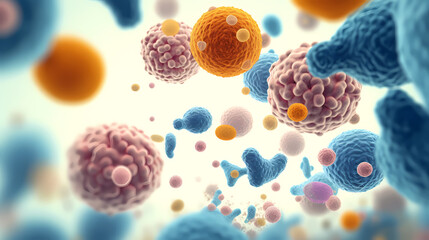 Human cell or embryonic stem cell medicine, human cell biology DNA molecular structure