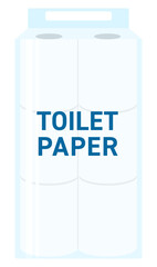 Toilet roll illustration.