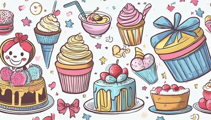 birthday party background