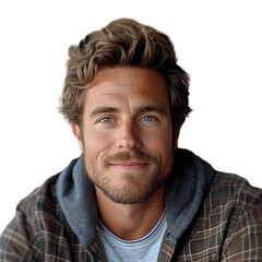 Obraz premium portrait of a man isolated on transparent background