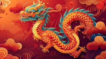 chinese new year festival dragon 2024