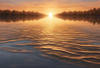 A breathtaking scene unfolds as the sun dips below the horizon