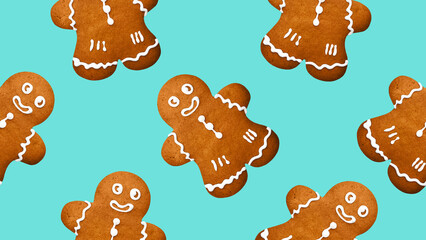 Lebkuchenmann Muster