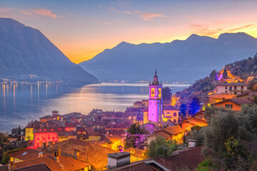 Sala Comacina, Como, Italy Town on Lake Como