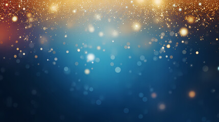 Fototapeta premium Abstract glitter lights background. Blurred bokeh effect