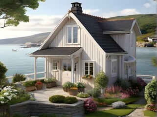 nice little house near the harbor
