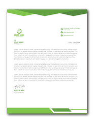Creative letterhead template