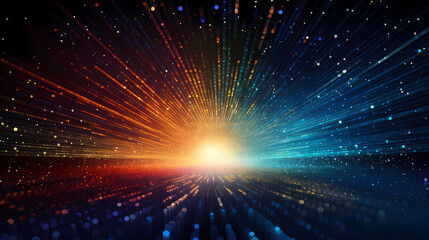 Featuring stunning soft bokeh lights and shiny elements. Abstract festive and new year background