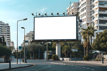 Transparent Billboard Mockup, Perfect Urban Ad Space