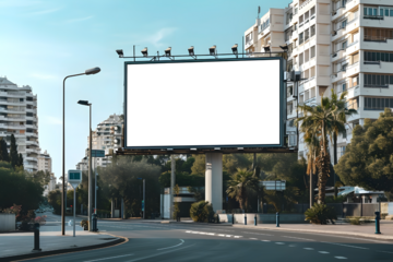 Transparent Billboard Mockup, Perfect Urban Ad Space