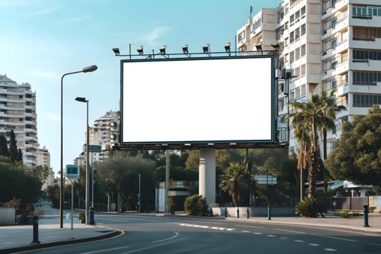 Transparent Billboard Mockup, Perfect Urban Ad Space