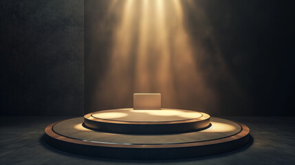 Obraz premium Podium with copy space for product advertisement