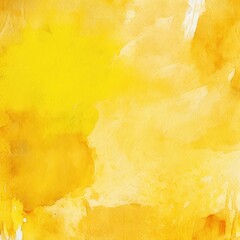 Yellow watercolor abstract painted background