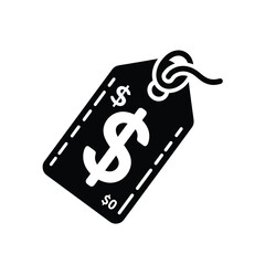 Price tag with dollar sign icon