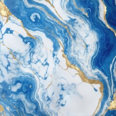 Blue and Gold marble texture for tile wallpaper luxurious background