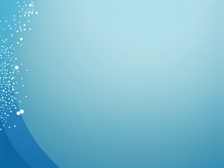 Winter Celebration Blue Abstract Background with Waves and Snowflake Design, Ideal for Christmas Holiday Vector Illustration and Wallpaper