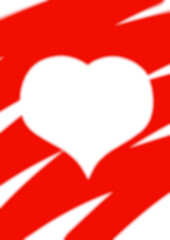 バレンタイン　バレンタインデー　ハート　メッセージカード用　フレーム　