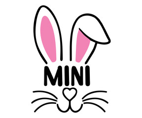 mini Svg, Easter day,Cottontail Farms,Hoppy Easter, Easter Bunny,Spring,Nurse, Bunny,Hunting,Family Easter Bunny
