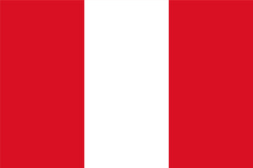 Flag Of Peru, Peru flag, National flag of Peru.