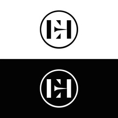 EH logo. E H design. White EH letter. EH, E H letter logo design. Initial letter EH linked circle uppercase monogram logo. E H letter logo vector design. top logo, Most Recent, Featured,