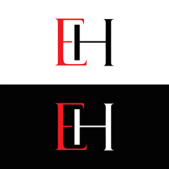 EH logo. E H design. White EH letter. EH, E H letter logo design. Initial letter EH linked circle uppercase monogram logo. E H letter logo vector design. top logo, Most Recent, Featured,
