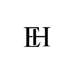 EH logo. E H design. White EH letter. EH, E H letter logo design. Initial letter EH linked circle uppercase monogram logo. E H letter logo vector design. top logo, Most Recent, Featured,