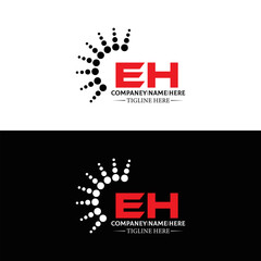 EH logo. E H design. White EH letter. EH, E H letter logo design. Initial letter EH linked circle uppercase monogram logo. E H letter logo vector design. top logo, Most Recent, Featured,