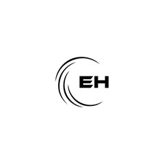 EH logo. E H design. White EH letter. EH, E H letter logo design. Initial letter EH linked circle uppercase monogram logo. E H letter logo vector design. top logo, Most Recent, Featured,