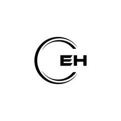 EH logo. E H design. White EH letter. EH, E H letter logo design. Initial letter EH linked circle uppercase monogram logo. E H letter logo vector design. top logo, Most Recent, Featured,