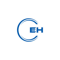 EH logo. E H design. White EH letter. EH, E H letter logo design. Initial letter EH linked circle uppercase monogram logo. E H letter logo vector design. top logo, Most Recent, Featured,