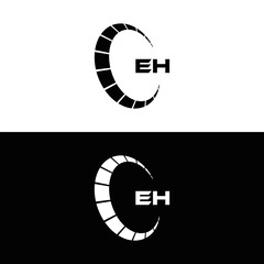 EH logo. E H design. White EH letter. EH, E H letter logo design. Initial letter EH linked circle uppercase monogram logo. E H letter logo vector design. top logo, Most Recent, Featured,