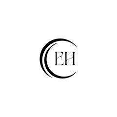 EH logo. E H design. White EH letter. EH, E H letter logo design. Initial letter EH linked circle uppercase monogram logo. E H letter logo vector design. top logo, Most Recent, Featured,