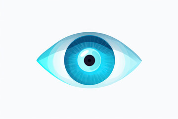 Blue Vision: A Closeup Look at the Human Eye, the Symbol of Health and Sight