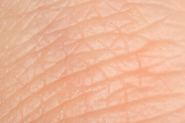 Fototapeta premium Texture of healthy skin as background, macro view