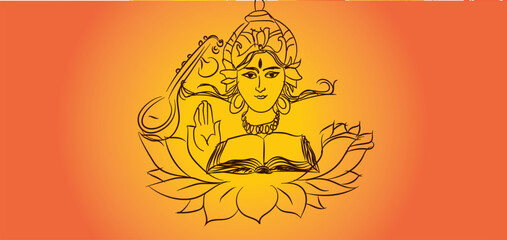 Basant Panchami is considered an auspicious day to begin formal education, especially for young children