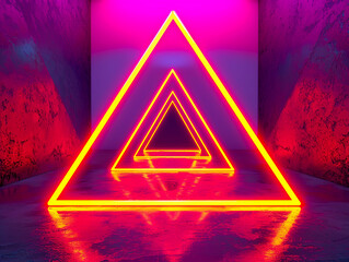 abstract triangle background with triangle
