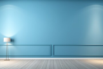 Streamlined and versatile azure backdrop with sleek built-in illumination and a polished surface.