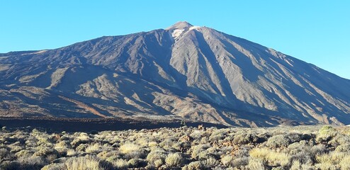 Panorama Blick auf Teide, Berg auf Teneriffa