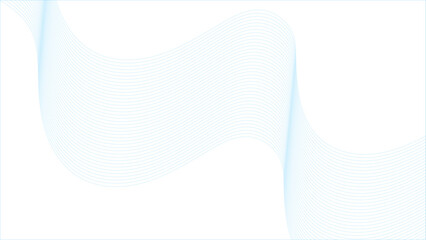 Technology abstract lines on white background. Abstract colorful sound, voice, music curved and wave lines background. Abstract volume voice technology vibrate wave and music background.	