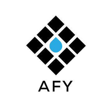 AFY Letter logo design template vector. AFY Business abstract connection vector logo. AFY icon circle logotype.
