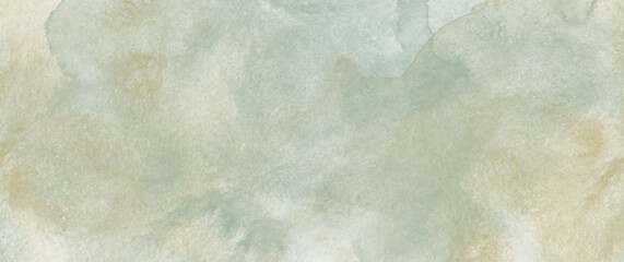 Vector watercolor art background. Old paper. Aged vintage watercolor texture for cover design, cards or banner. Old illustration. Brushstrokes and splashes. Painted template for design.	