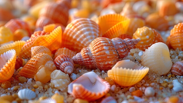 Sand with tiny shellszontics miniature shells resembling umbrellas create a unique and funny tex