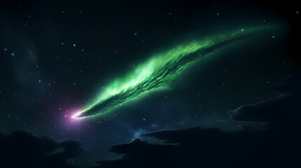 Fototapeta premium Futuristic technology background of digital glowing waves and network system