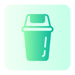 recycle bin gradient icon