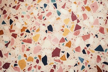 terrazzo texture, top view. natural mosaic floor, building material, background.